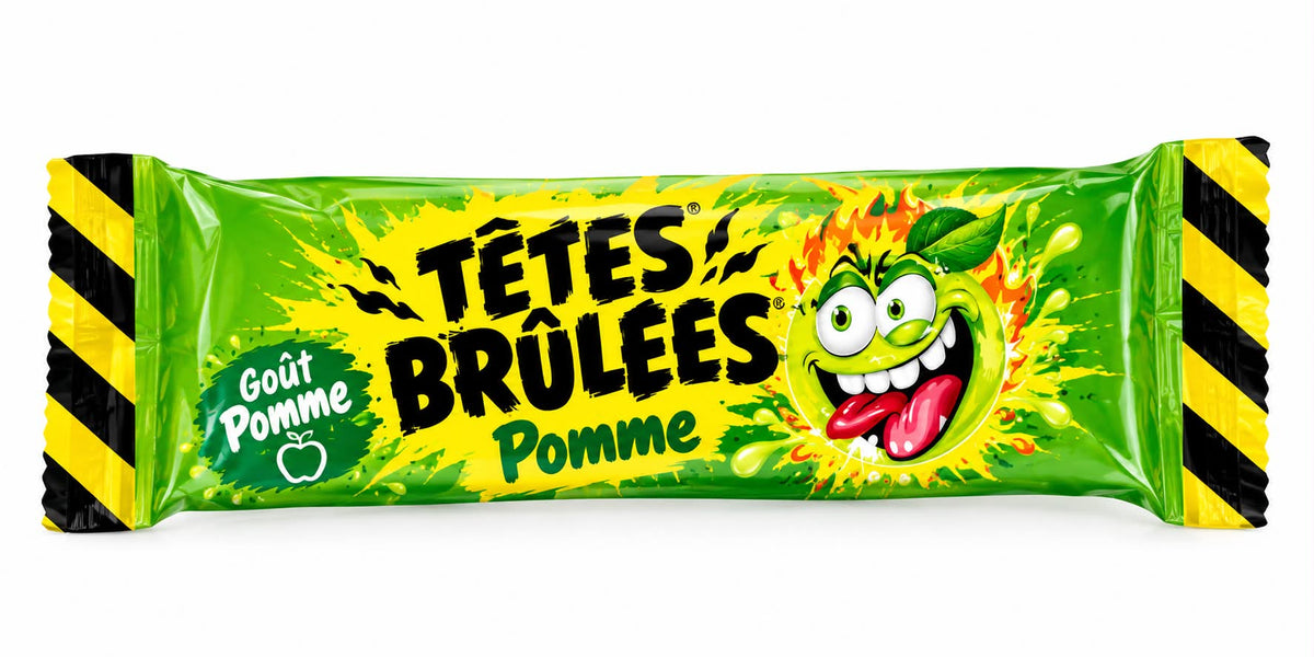 Tête brûlée pomme - Stick à l'unité