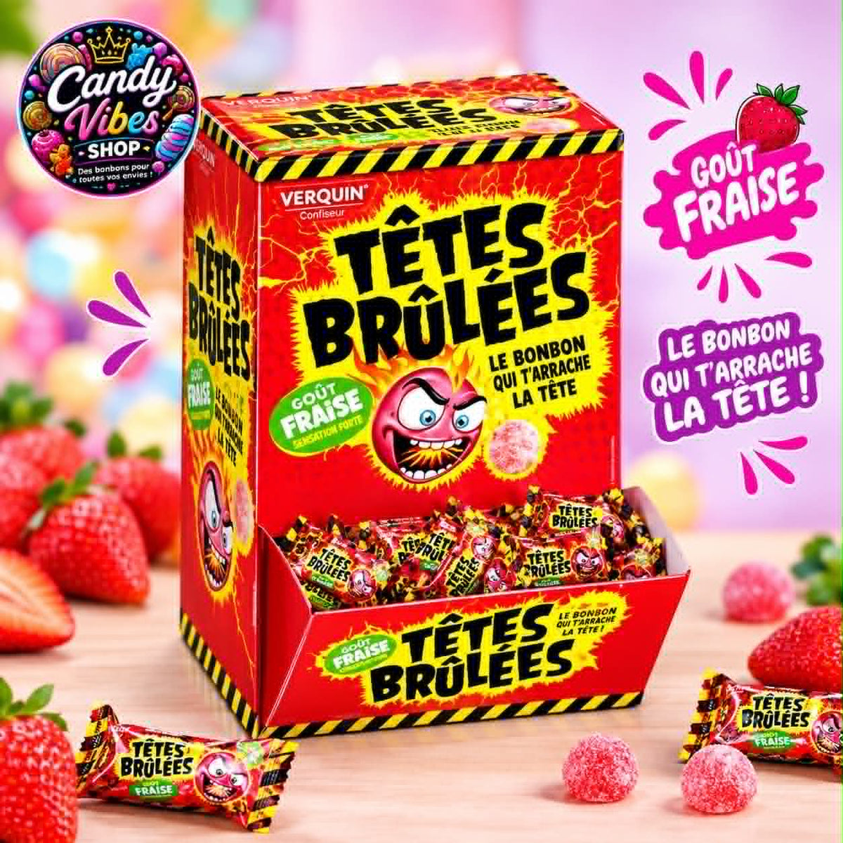 Têtes Brûlées Fraise - À l'unité